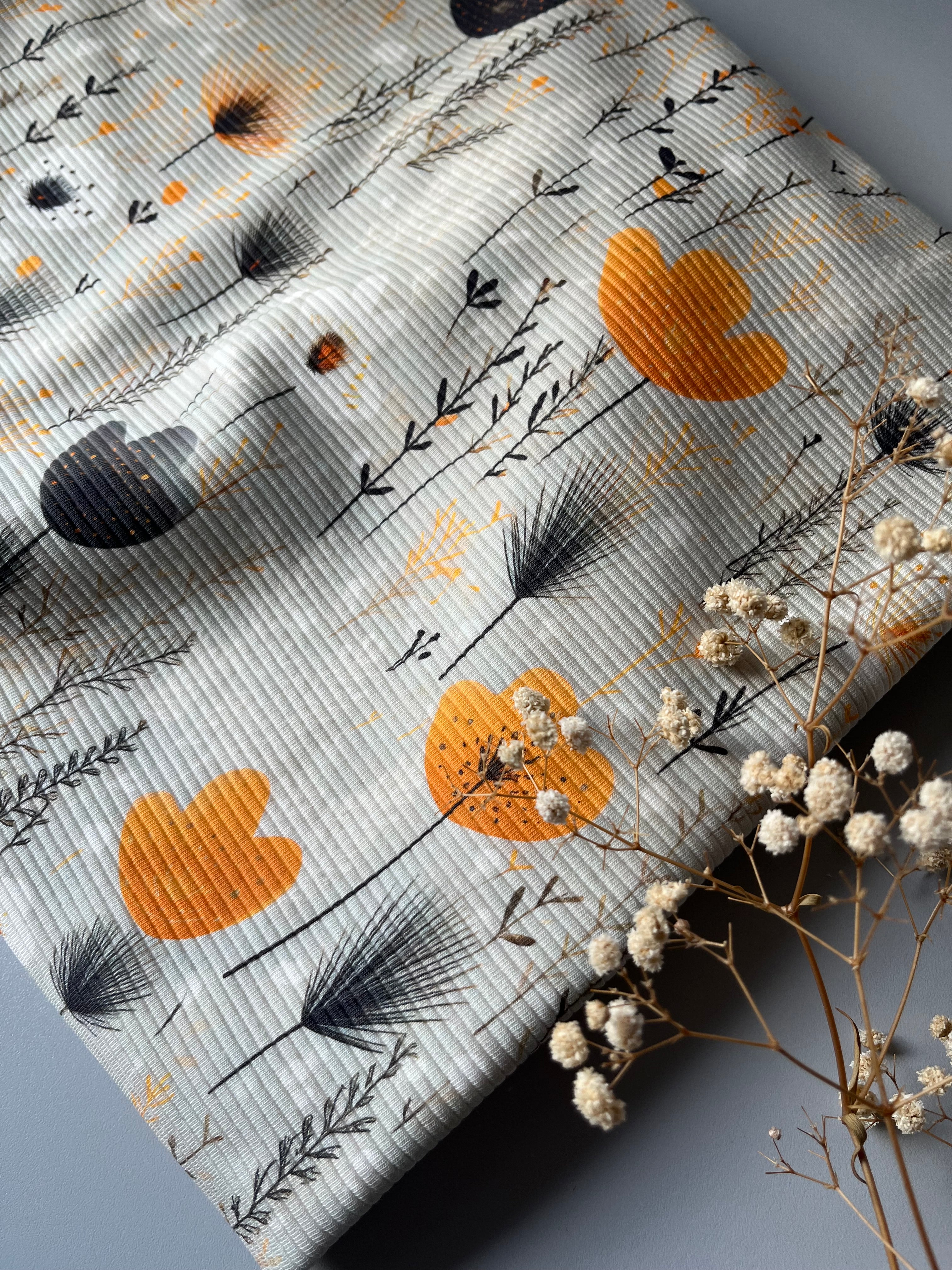 Orange Schlichte Blumen